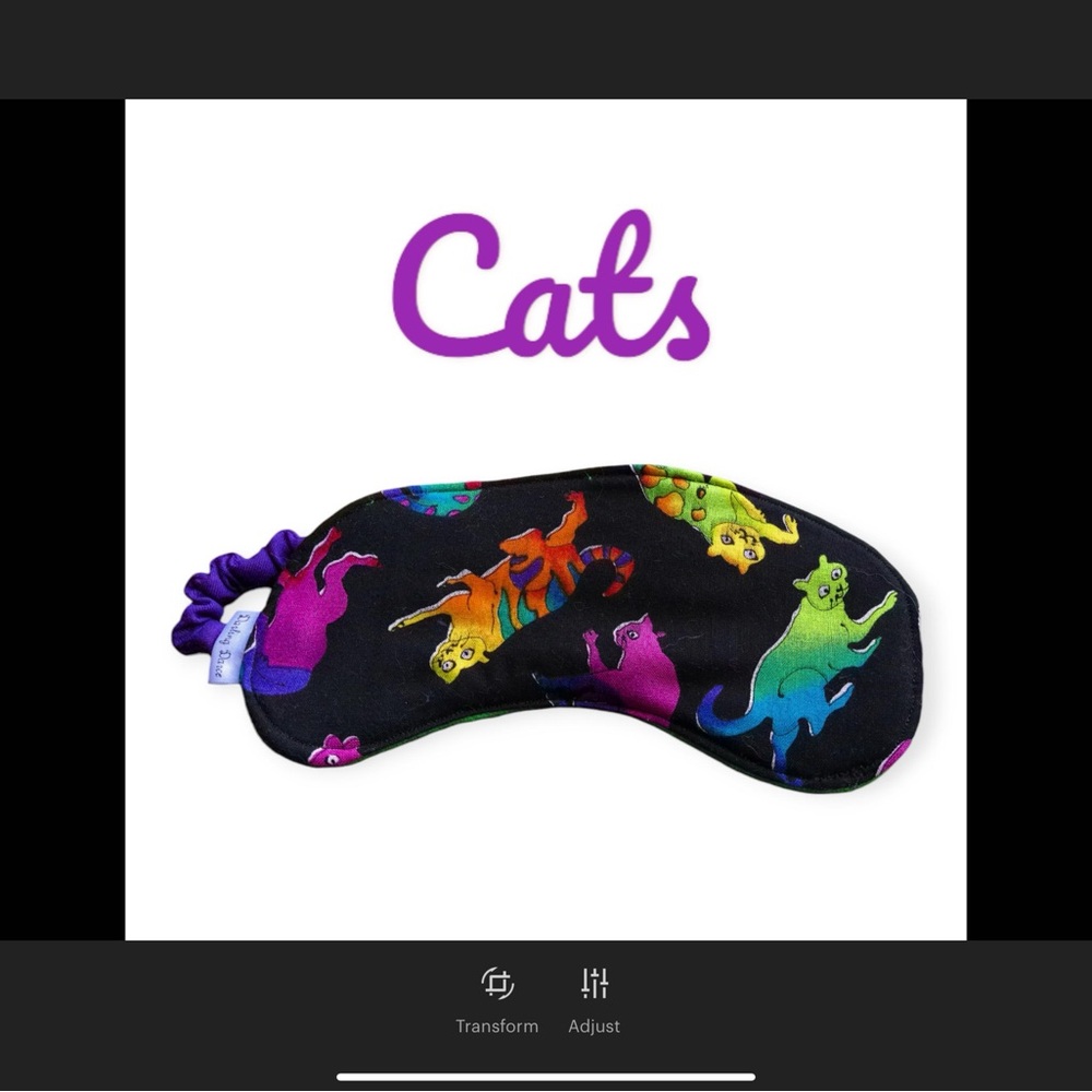 New Cat Kids Sleep Mask